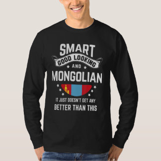 Camiseta Mongolian Flag Native Pride  Mongolia Mongolian Ro