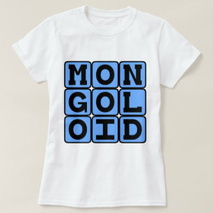 Camiseta Mongoloide, término ofensivo