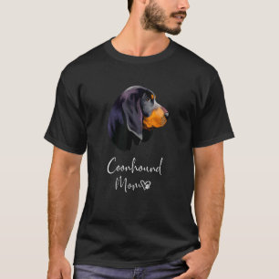Camiseta Monhound Mom Cupy Dueño De Perro Negro Y Tan C