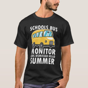 Camiseta Monito de bus escolar de reconocimiento a comensal