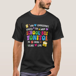 Camiseta Monitor de Autobús Escolar Monitor de Autobús Esco