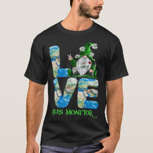 Camiseta Monitor de Autobús Gnome del Día de la Tierra del 