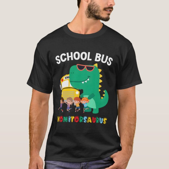 Camiseta Monitor de bus de escuela (Anverso)