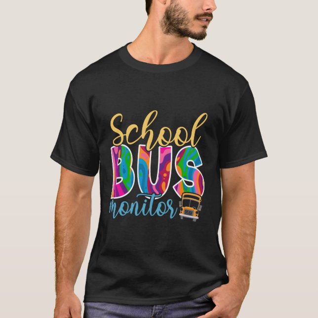 Camiseta Monitor de bus escolar (Anverso)