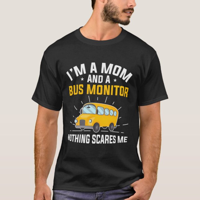 Camiseta Monitor de bus escolar (Anverso)