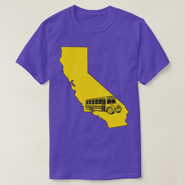 Camiseta monitor de controlador de bus escolar texas califo (Diseño del anverso)