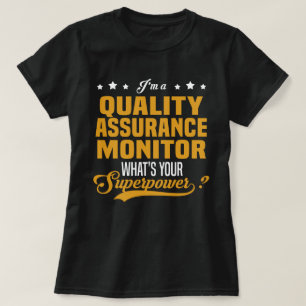 Camiseta Monitor de garantía de calidad