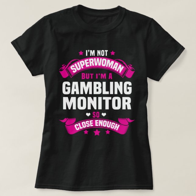 Camiseta Monitor de Juegos (Diseño del anverso)