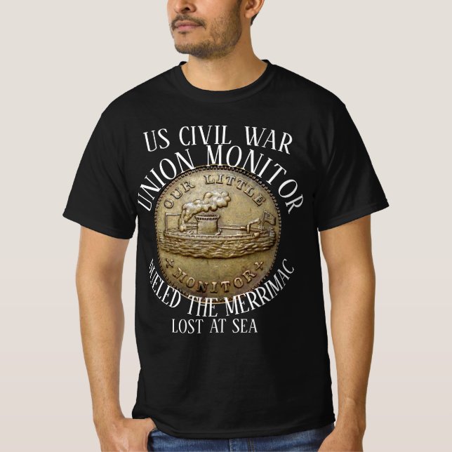 CAMISETA MONITOR DE LA UNIÓN GUERRA CIVIL ESTADOUNIDENSE CO (Anverso)