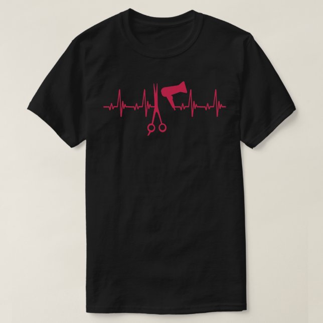 Camiseta Monitor de latido de pelo (Diseño del anverso)