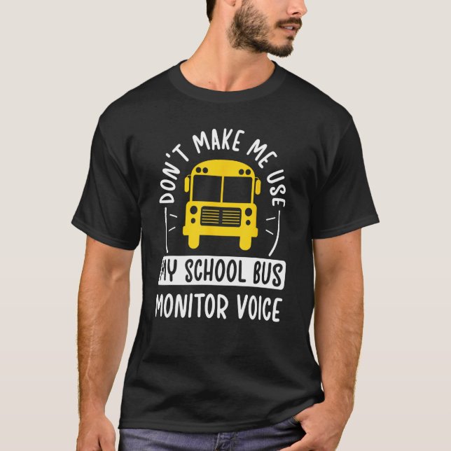 Camiseta Monitor de voz de Mi escuela (Anverso)