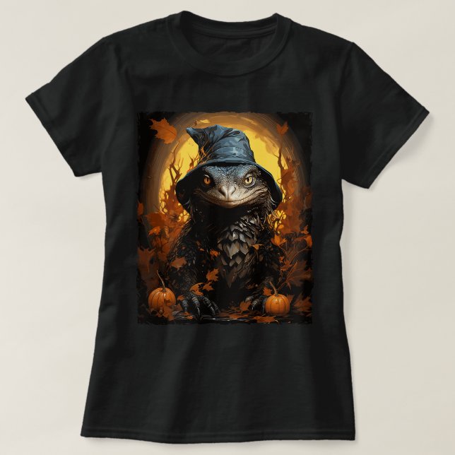 Camiseta Monitor Lizard Halloween (Diseño del anverso)