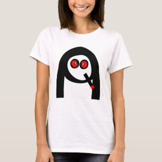 Camiseta Monja que fuma divertida