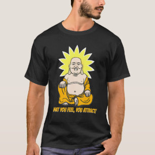 Camiseta Monje Buda Namaste Budismo Lo Que Sientes Atraes