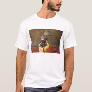Camiseta monje budista tibetano levantando a un niño para t