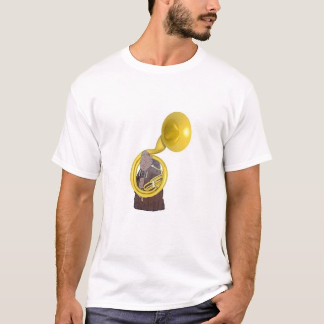 Camiseta monje de la tuba (Anverso)