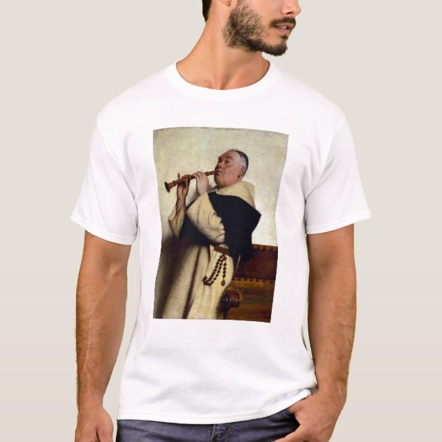 Camiseta Monje que juega un Clarinet (Anverso)