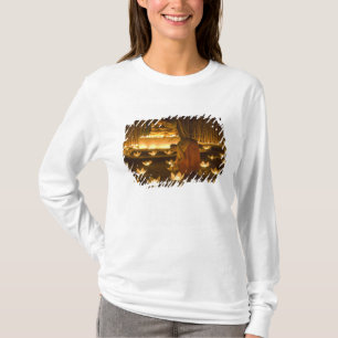 Camiseta Monjes encendiendo velas khom loy y linternas para