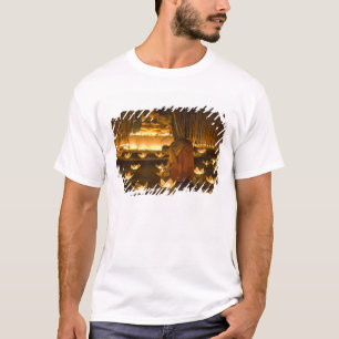 Camiseta Monjes encendiendo velas y faroles khom loy para