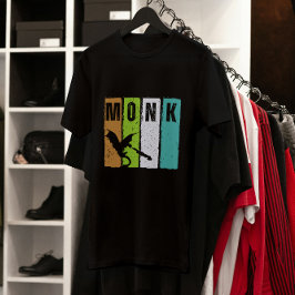 Camiseta Monk Dungeon Fantasy Role play Grunge T-Shirt