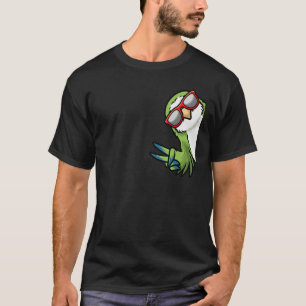 Camiseta Monk Parakeet Quaker Parrot Bird De Side Sunglas