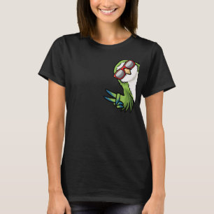Camiseta Monk Parakeet Quaker Parrot Bird De Side Sunglas