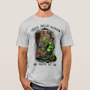 Camiseta Monkees psico verde