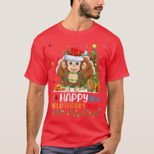 Camiseta Monkey Animal Lover Gracioso Feliz Mono Hola