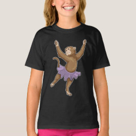 Camiseta Monkey Ballerina Ballet Dance