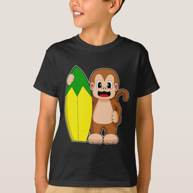 Camiseta Monkey Banana Surfing (Anverso)