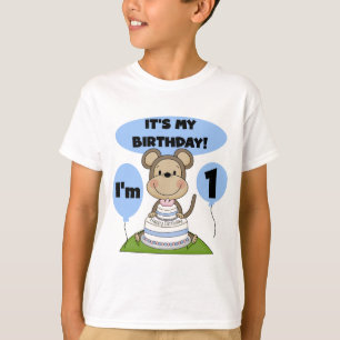 Camiseta Monkey Birthday Boy 1