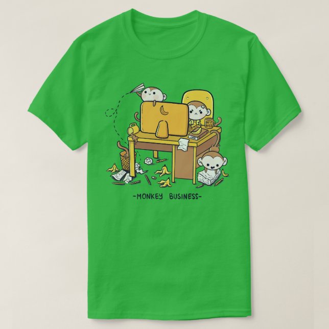 Camiseta Monkey Business (Diseño del anverso)