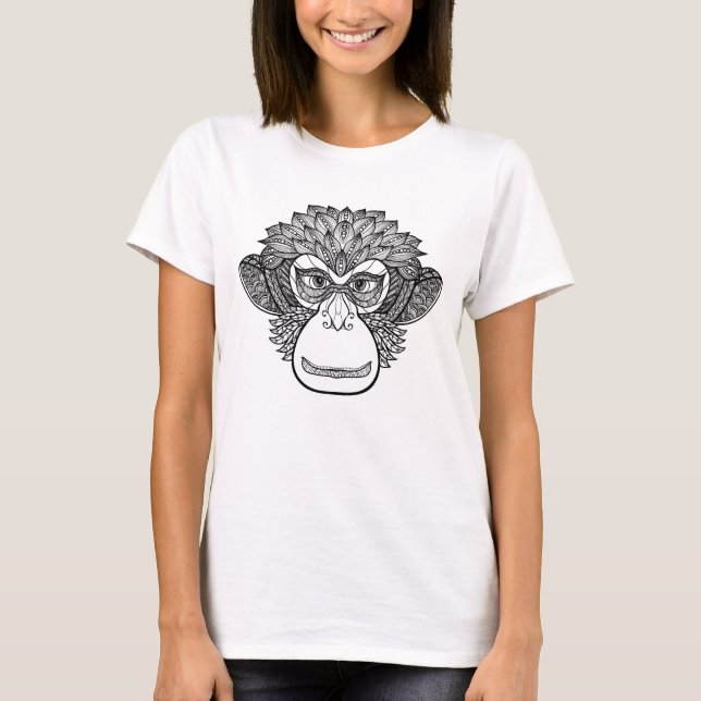 Camiseta Monkey Doodle Face (Anverso)