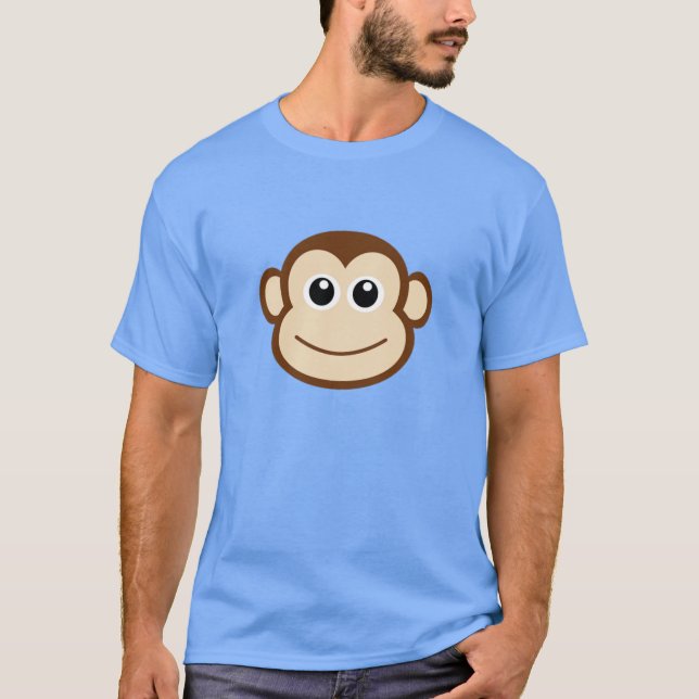 Camiseta Monkey Face Personalizado (Anverso)