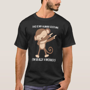 Camiseta Monkey For Men Women Ape Zoo Wild Animal