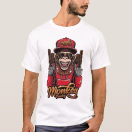 Camiseta Monkey Funky - Mono gráfico genial de Hip