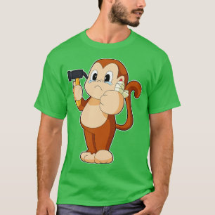 Camiseta Monkey Handyman Hammer