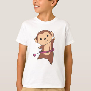 Camiseta Monkey Hullern Funny Dancing Sport Huller Neutrale