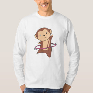 Camiseta Monkey Hullern Funny Dancing Sport Huller Neutrale
