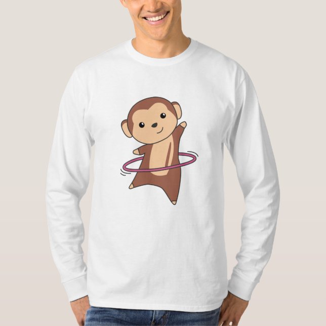 Camiseta Monkey Hullern Funny Dancing Sport Huller Neutrale (Anverso)
