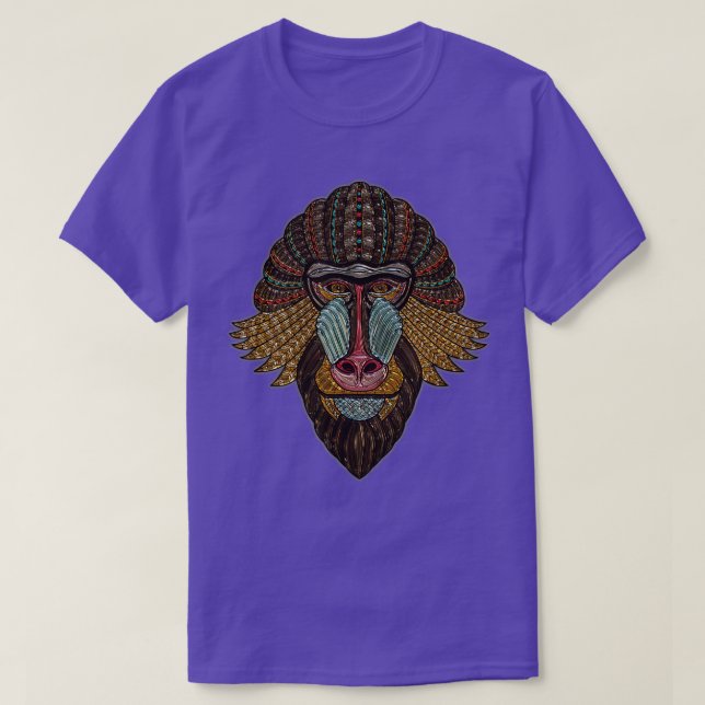 Camiseta Monkey Mandrill Clothing (Diseño del anverso)