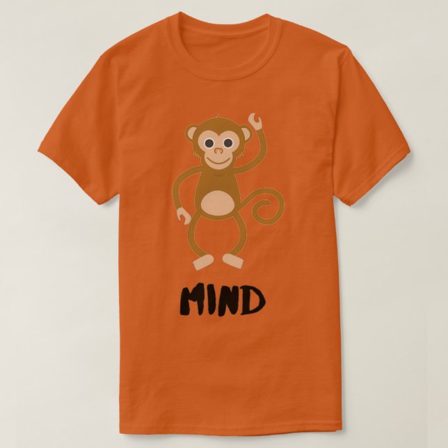 Camiseta Monkey Mind (Diseño del anverso)