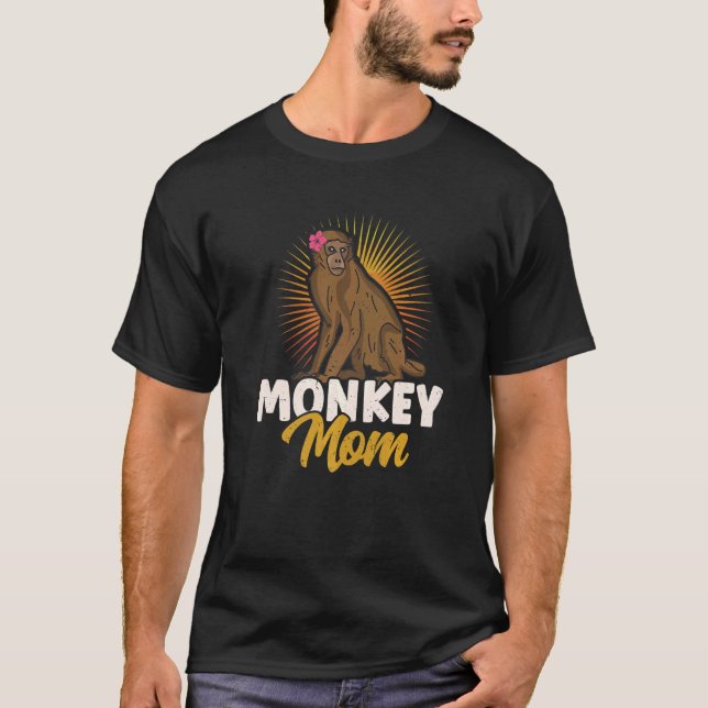 Camiseta Monkey Mom (Anverso)