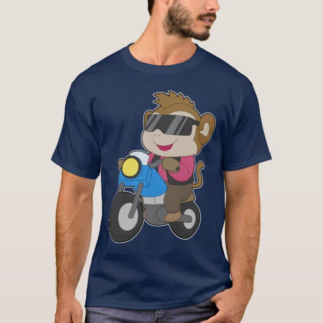 Camiseta Monkey Motorcycle (Anverso)