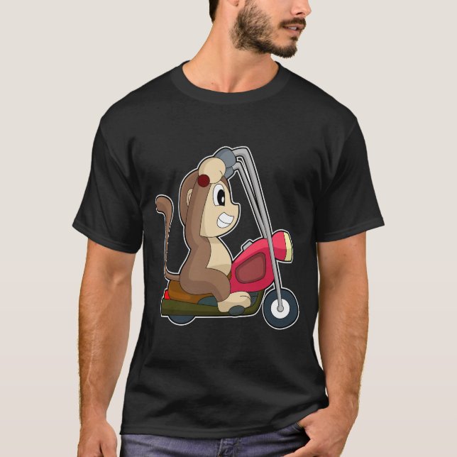 Camiseta Monkey Motorcycle (Anverso)