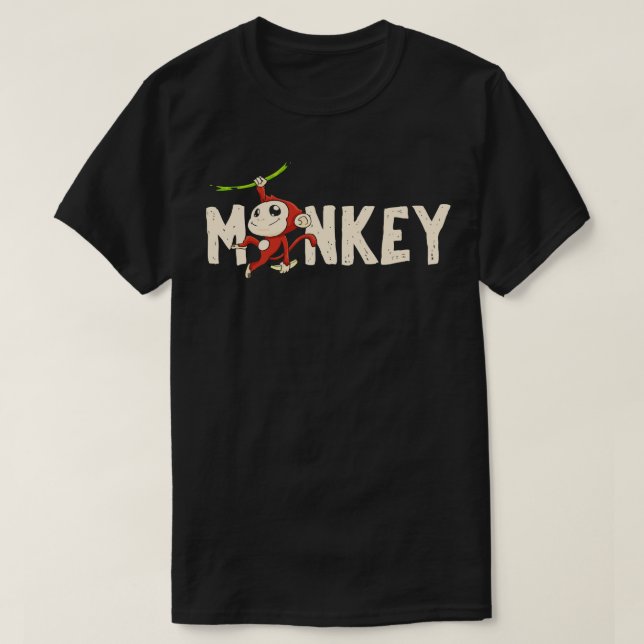 Camiseta Monkey Primate Ape (Diseño del anverso)