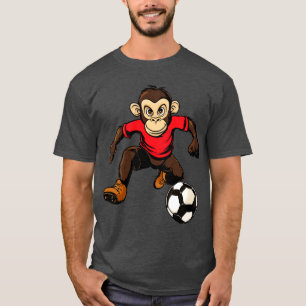 Camiseta Monkey Soccer / Soccer player Monkey T-Shirt