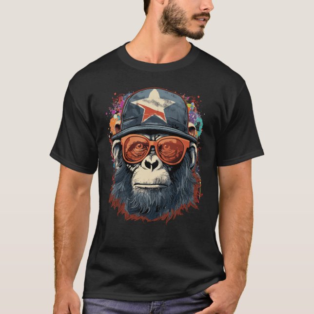 CAMISETA MONKEY STYLE- PRIMATE STYLE T-SHIRT (Anverso)