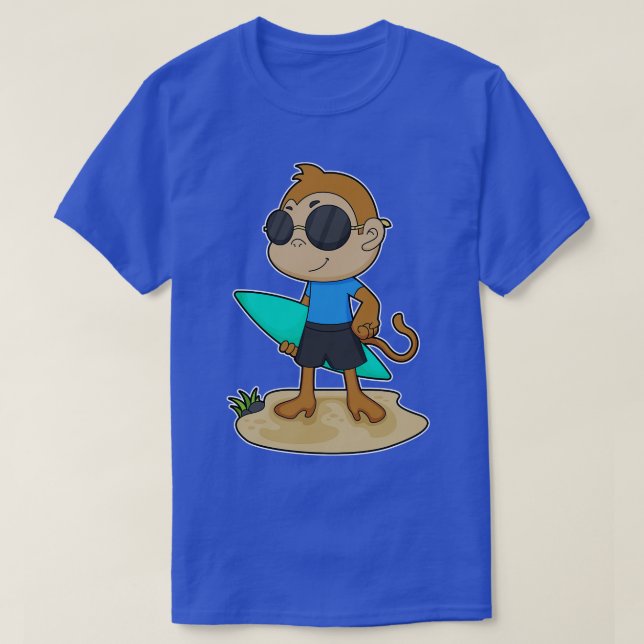 Camiseta Monkey Surfboard (Diseño del anverso)