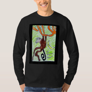 Camiseta Monkey swinging branches cool design